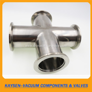 Stainless Steel KF40 Vacuum Crosses